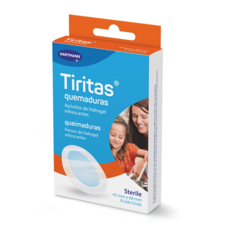 TIRITAS MEDICAL QUEMADURAS 4.5 X 6.5 CM 8 UNIDAD