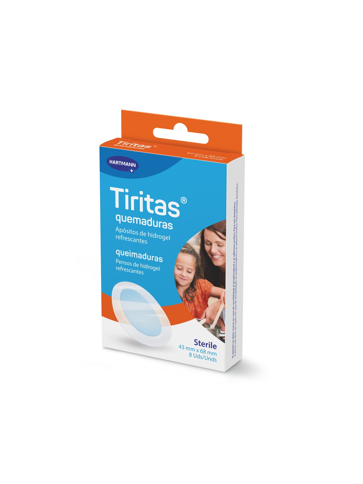 TIRITAS MEDICAL QUEMADURAS 4.5 X 6.5 CM 8 UNIDAD