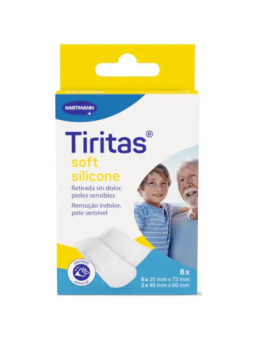 TIRITAS SOFT SILICONE APOSITO ADHESIVO 6 U X (25