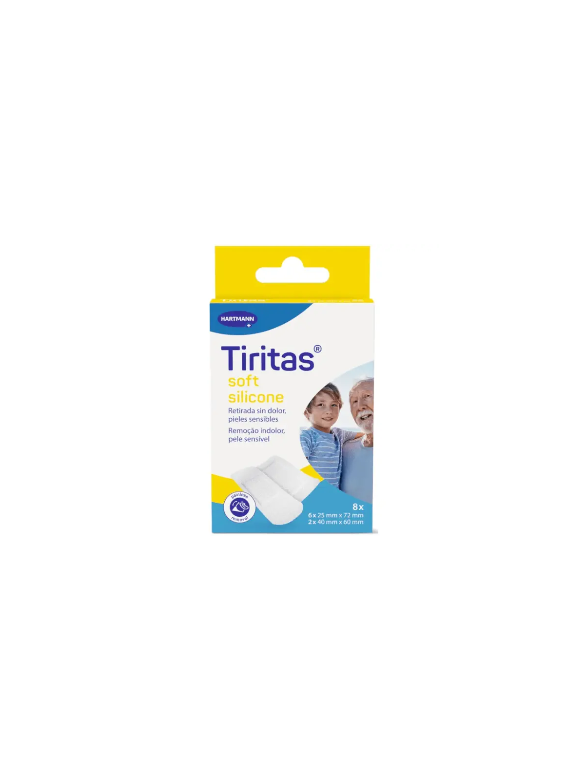 TIRITAS SOFT SILICONE APOSITO ADHESIVO 6 U X (25