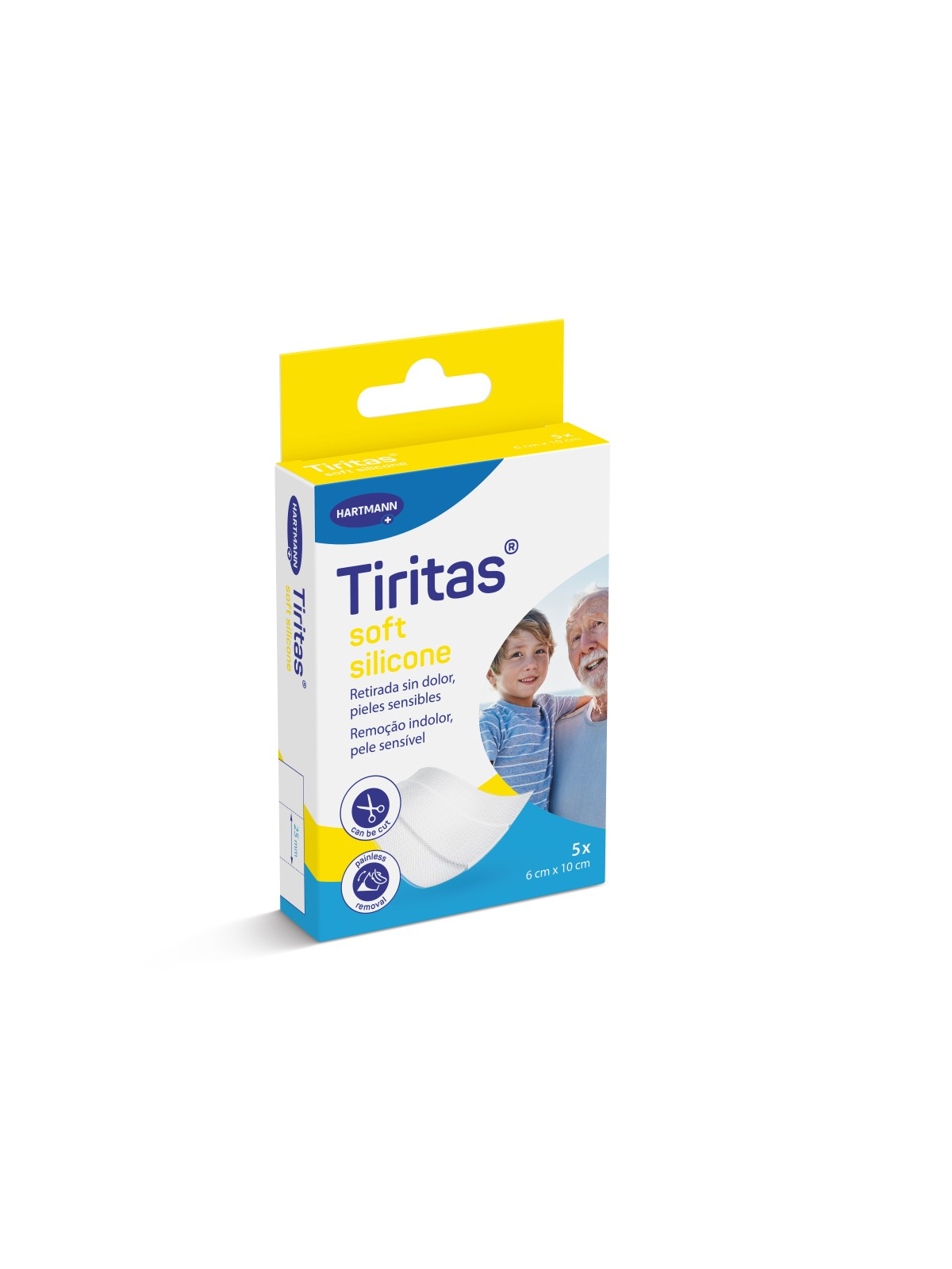 TIRITAS SOFT SILICONE APOSITO ADHESIVO 5 U 6 X 1