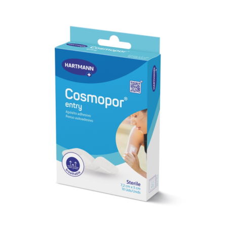 HARTMANN COSMOPOR ENTRY APOSITO 7,2X5CM 10 UDS