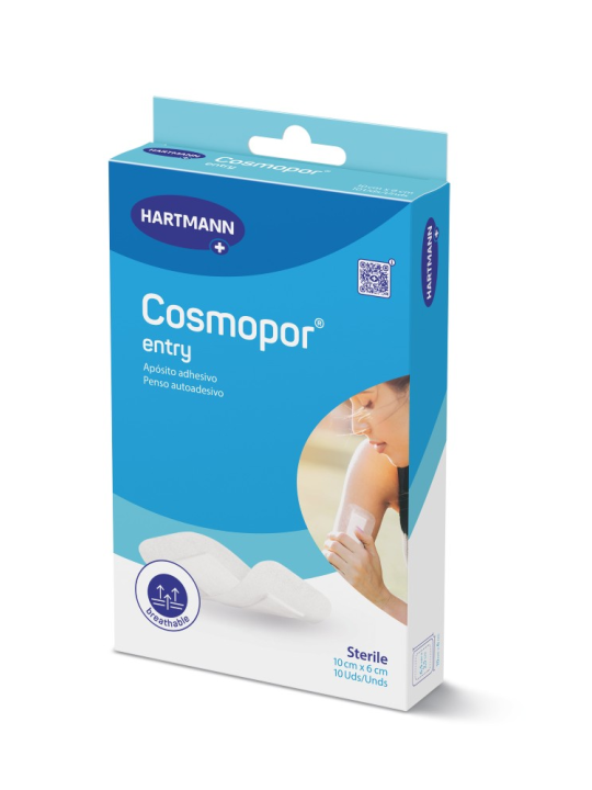 HARTMANN COSMOPOR ENTRY APOSITO 10X6CM 10 UDS