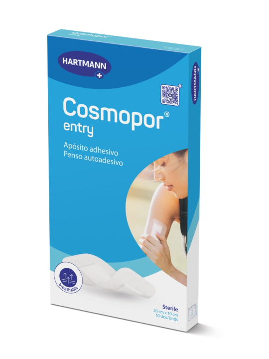 HARTMANN COSMOPOR ENTRY APOSITO 20X10CM 10 UDS
