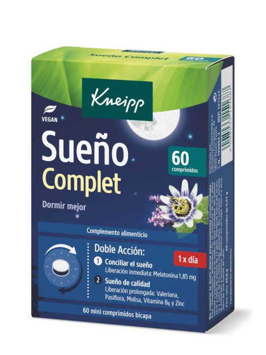 KNEIPP SUEÑO COMPLET 60 COMP
