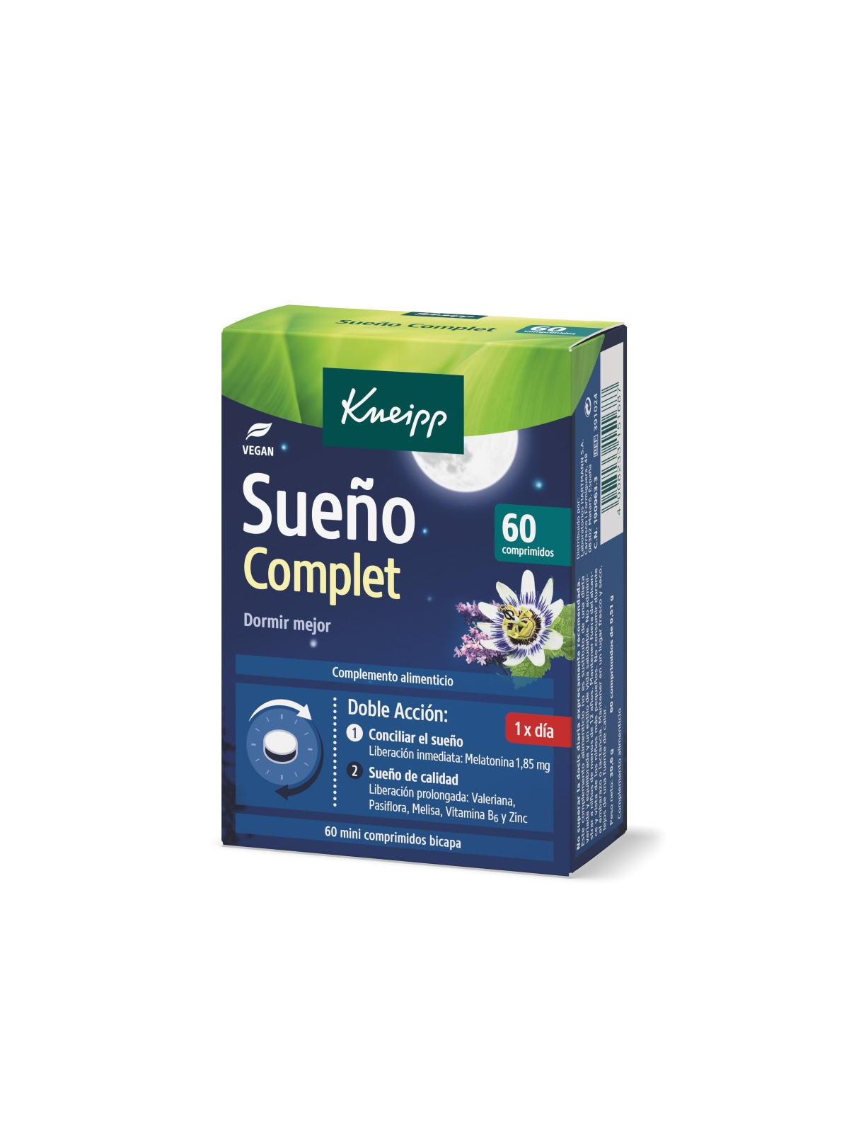 KNEIPP SUEÑO COMPLET 60 COMP