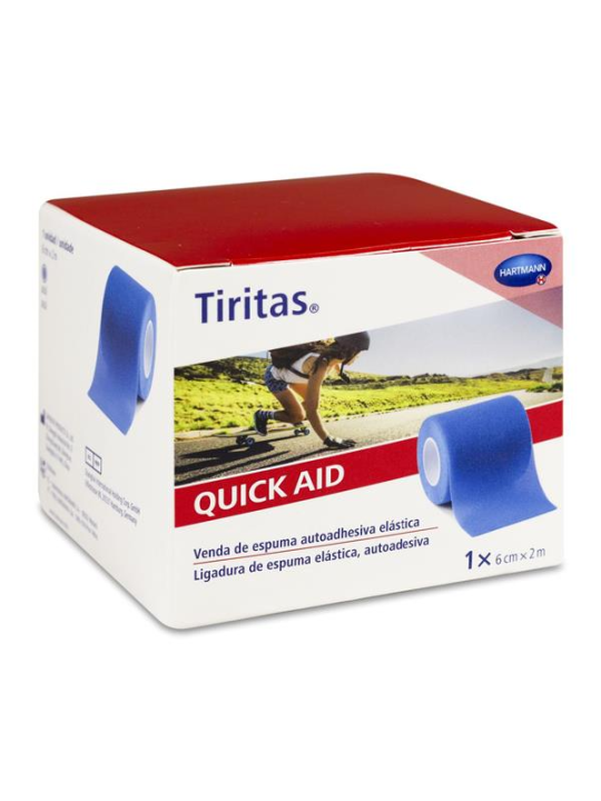 HARTMANN TIRITAS QUICK VENDA ESPUMA 6X2M AZUL