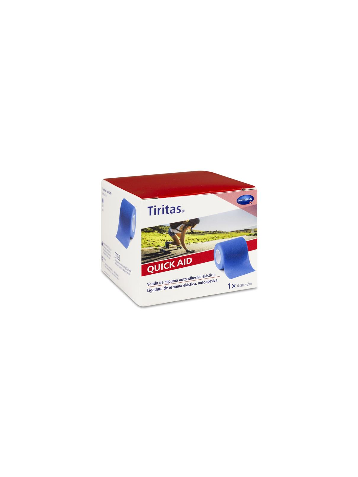 HARTMANN TIRITAS QUICK VENDA ESPUMA 6X2M AZUL