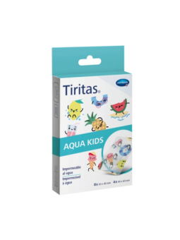 TIRITAS AQUA KIDS APOSITO ADHESIVO 2 TAMAÑOS 8 U
