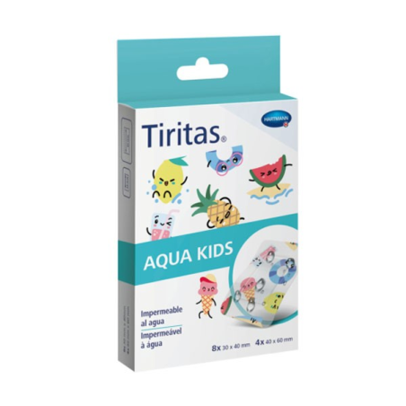 TIRITAS AQUA KIDS APOSITO ADHESIVO 2 TAMAÑOS 8 U