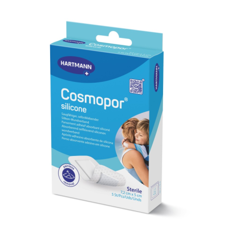 COSMOPOR SILICONE APOSITO ESTERIL 5 UNIDADES 7,2