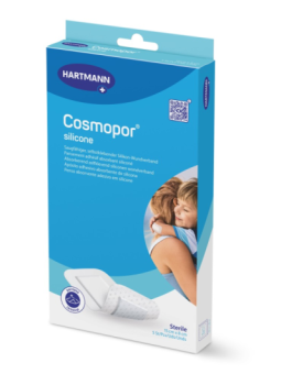 COSMOPOR SILICONE APOSITO ESTERIL 5 UNIDADES 15