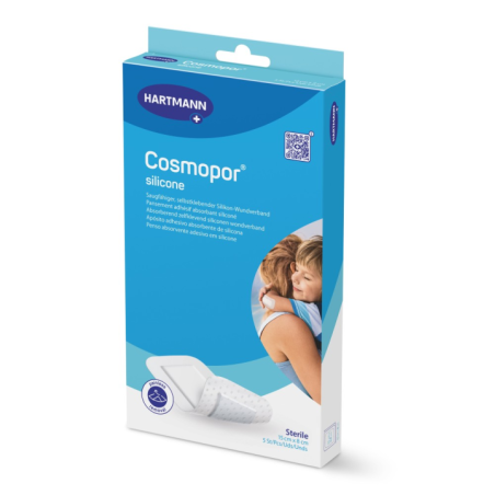 COSMOPOR SILICONE APOSITO ESTERIL 5 UNIDADES 15