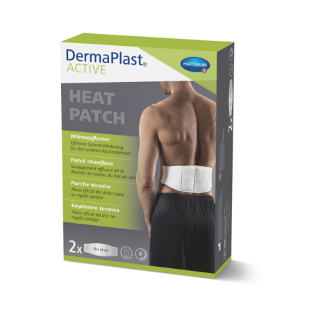DERMAPLAST ACTIVE HEAT PATCH 2 U 39X14CM