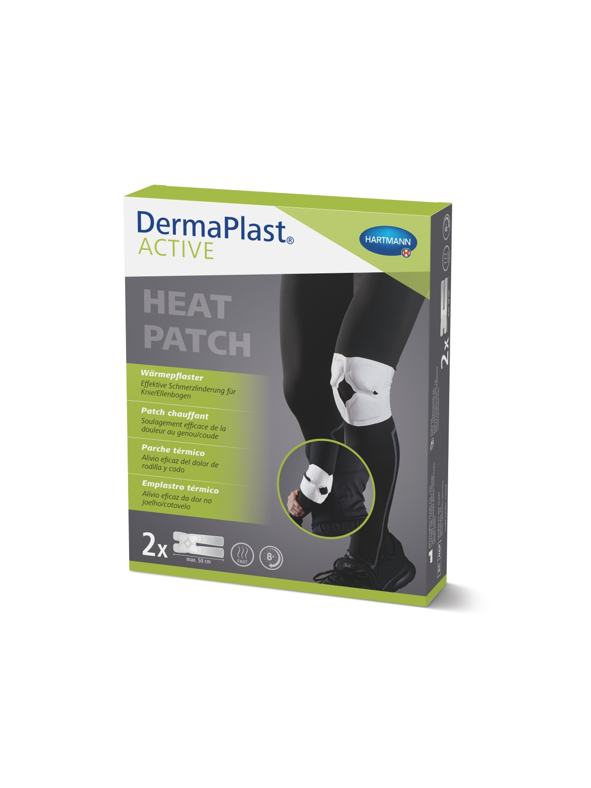 DERMAPLAST ACTIVE HEAT PATCH 2 U 50 CM