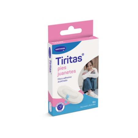 TIRITAS PIES JUANETES 54.5X 32.5 MM 6 U