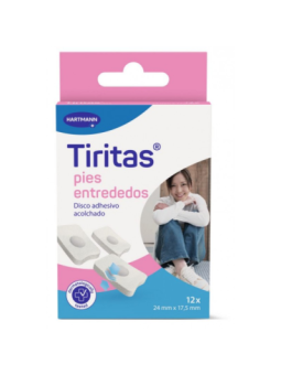 TIRITAS PIES ENTREDEDOS 24X 17.5 MM 12 U