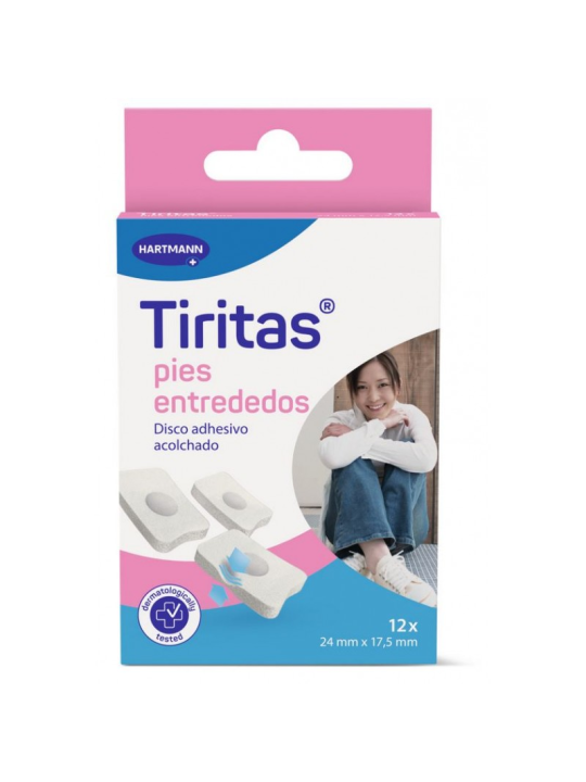TIRITAS PIES ENTREDEDOS 24X 17.5 MM 12 U