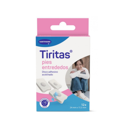 TIRITAS PIES ENTREDEDOS 24X 17.5 MM 12 U
