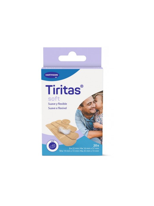 TIRITAS SENSITIVE APOSITO ADHESIVO 4 TAMAÑOS 20