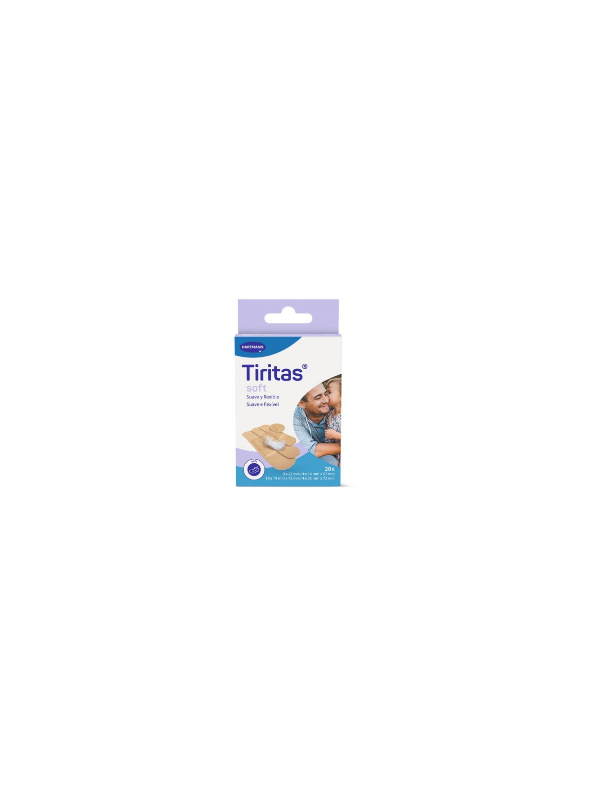 TIRITAS SENSITIVE APOSITO ADHESIVO 4 TAMAÑOS 20