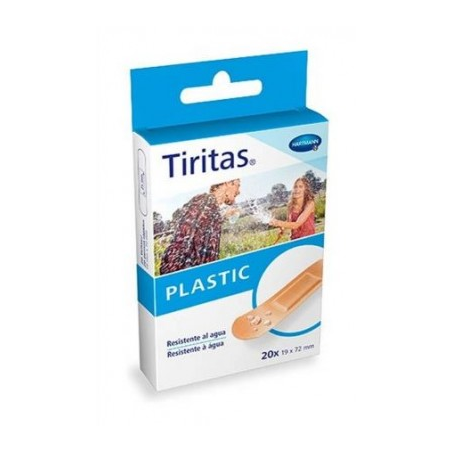 TIRITAS PLASTIC APOSITO ADHESIVO 19 X 72 20 U
