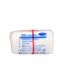 VENDA DE GASA HIDROFILA CAMBRIC LUSAN 5 X 7