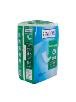 ABSORB INC ORINA DIA RECT LINDOR 80 U + 4 MALLAS