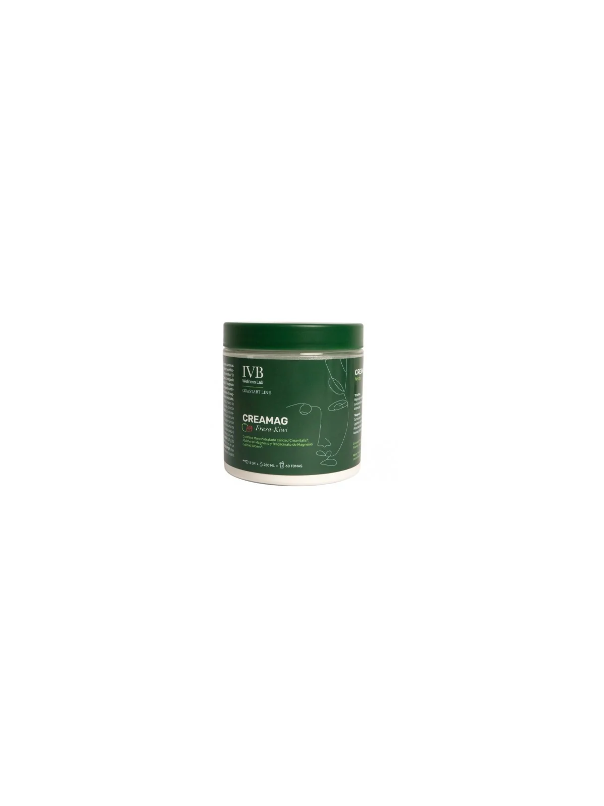 IVB CREAMAG FRESA-KIWI 300 GRAMOS (60 TOMAS)