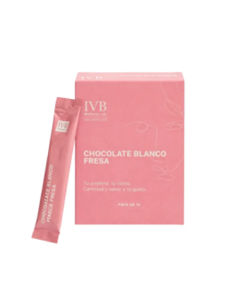 IVB PROTEINA STICK CHOCOLATE BLANCO Y FRESA 10UN