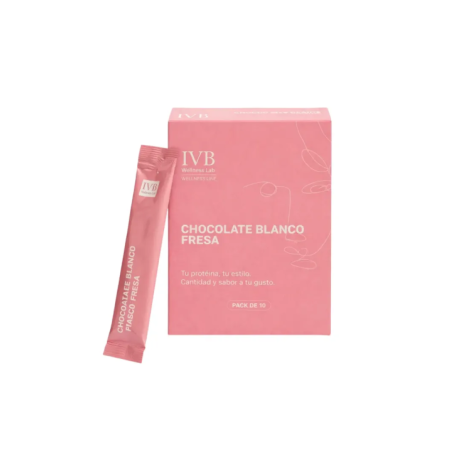 IVB PROTEINA STICK CHOCOLATE BLANCO Y FRESA 10UN
