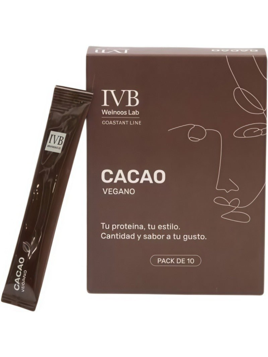 IVB PROTEINA STICK DE CACAO 10 UNIDADES
