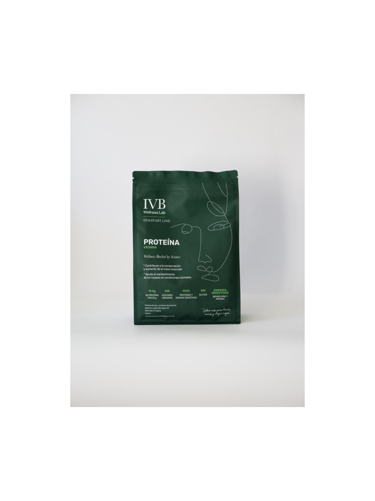 IVB PROTEINA VEGANA 500G (20 TOMAS)