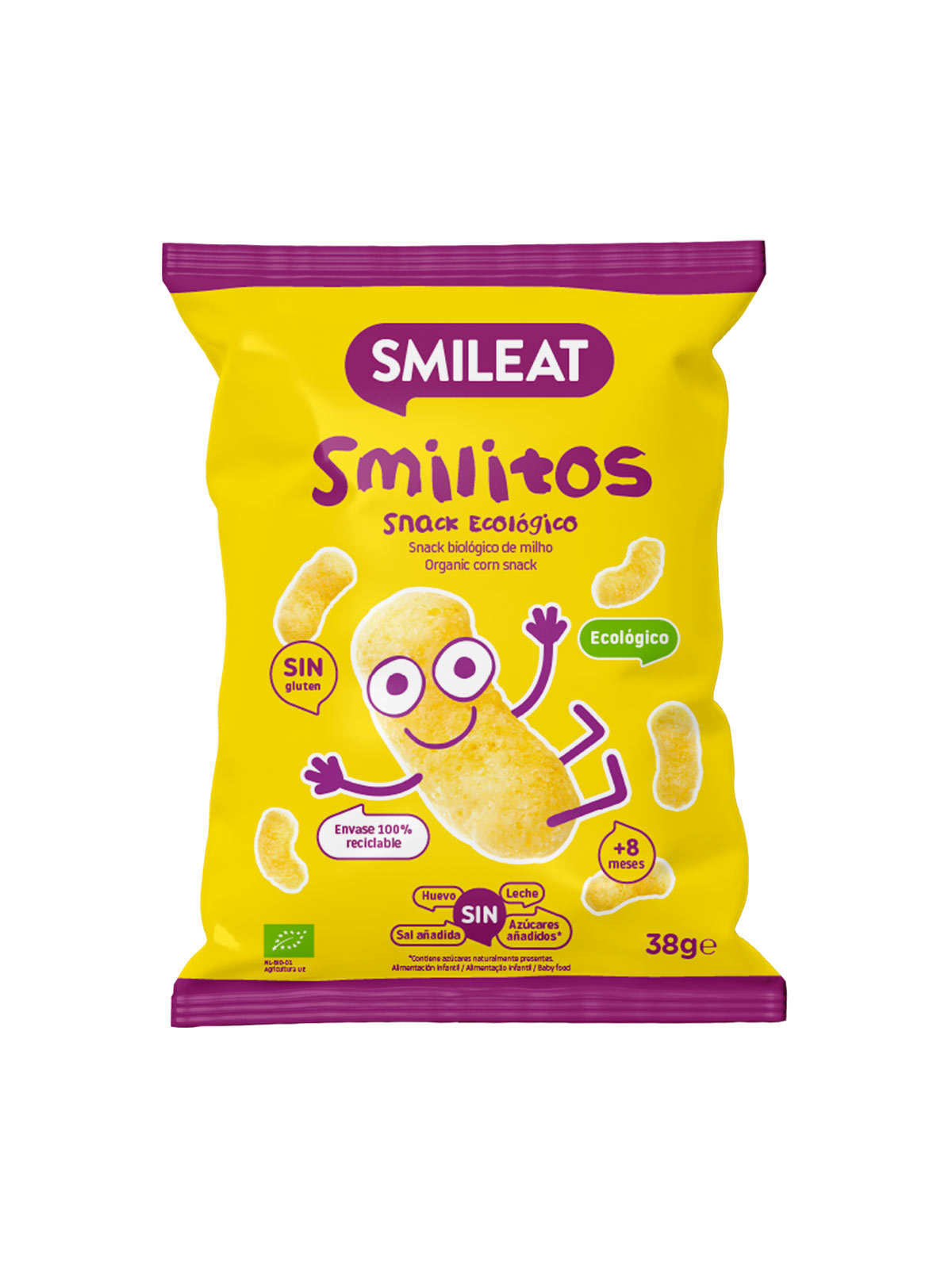 SMILEAT SMILITOS  GUSANITOS DE MAIZ ECOLOGICO