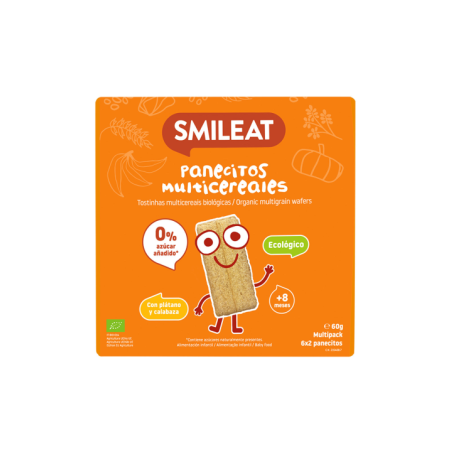 SMILEAT PANECITOS MULTICEREALES ECOLOGICO 60GR