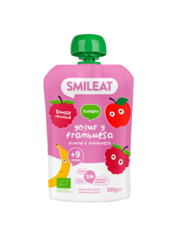 SMILEAT POUCH YOGURT Y FRAMBUESA