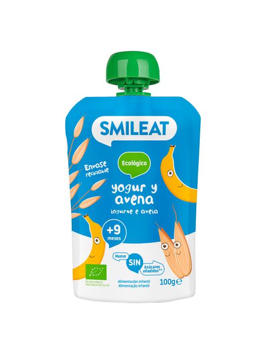 SMILEAT POUCH YOGURT Y AVENA