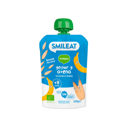 SMILEAT POUCH YOGURT Y AVENA
