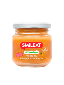 SMILEAT TARRITO MANZANA, NARANJA Y ZANAHOR 130GR
