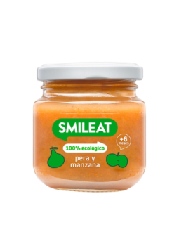 SMILEAT TARRITO PERA Y MANZANA 130G