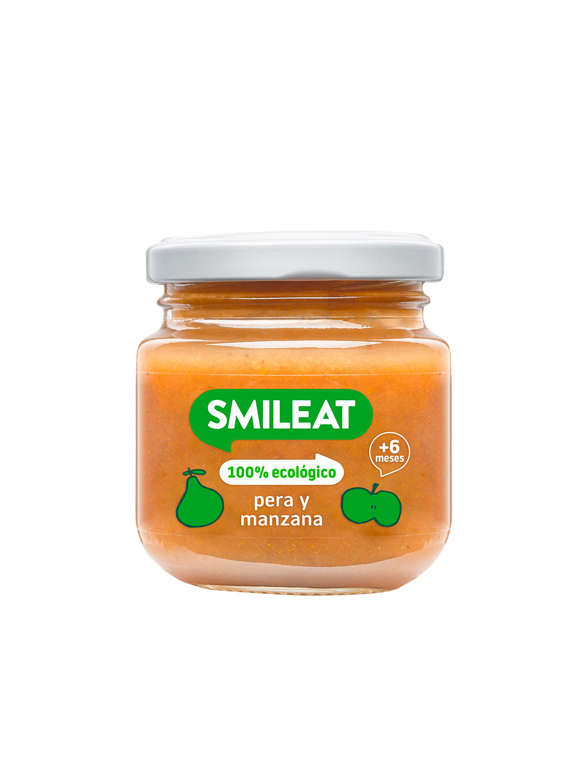 SMILEAT TARRITO PERA Y MANZANA 130G