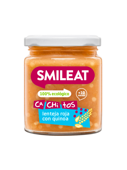 SMILEAT TARRITO CACHITOS LENTEJA ROJA Y QUI 230G