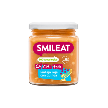SMILEAT TARRITO CACHITOS LENTEJA ROJA Y QUI 230G