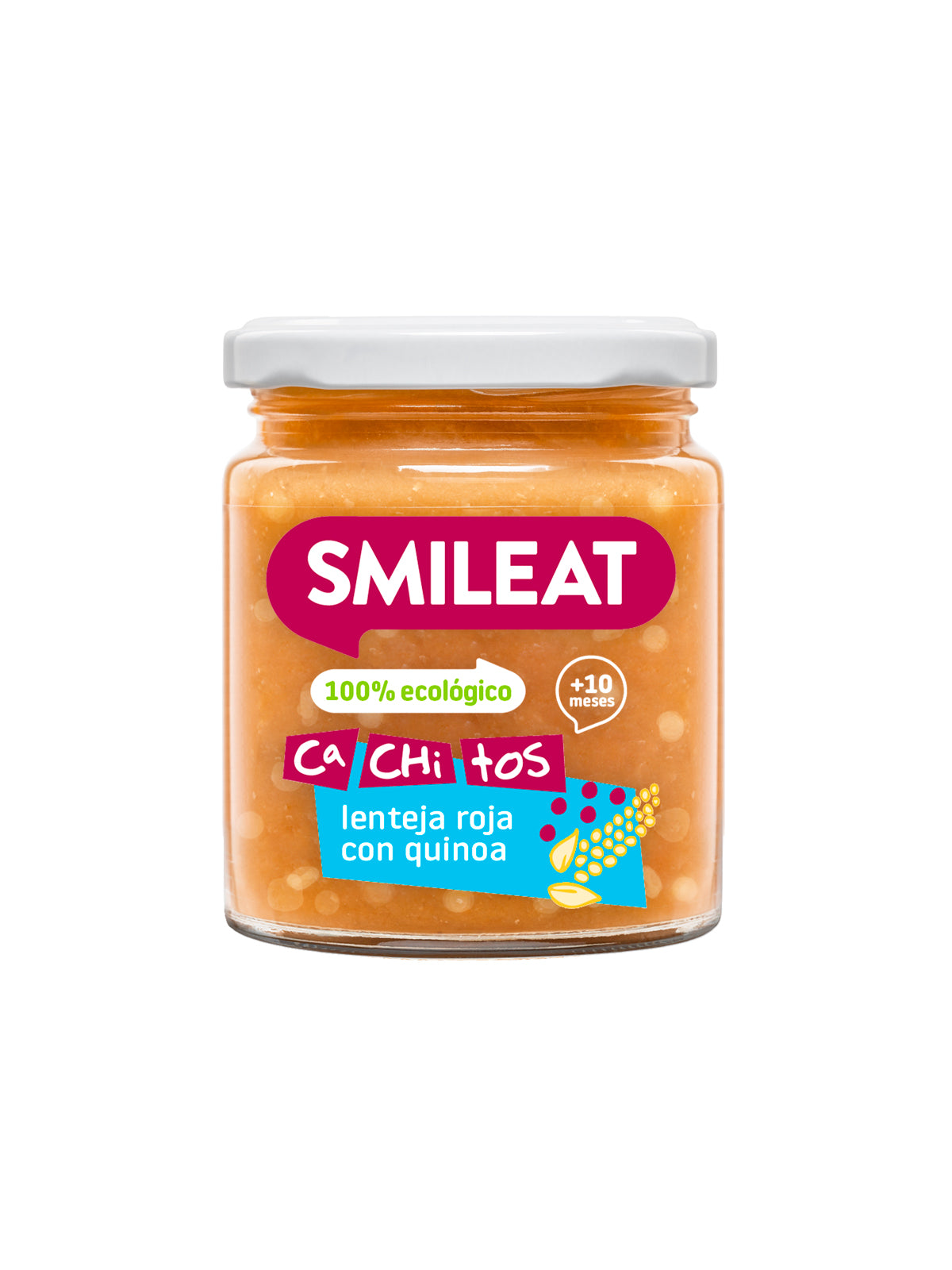SMILEAT TARRITO CACHITOS LENTEJA ROJA Y QUI 230G