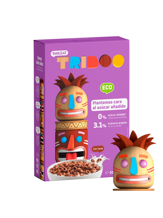 SMILEAT TRIBOO CEREALES CON CACAO ECO 1 BOLSA 30