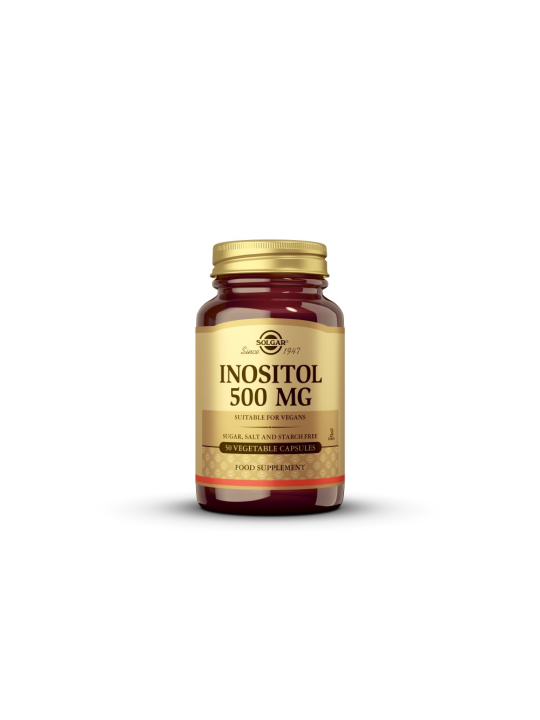 SOLGAR INOSITOL 500MG 50 CAP