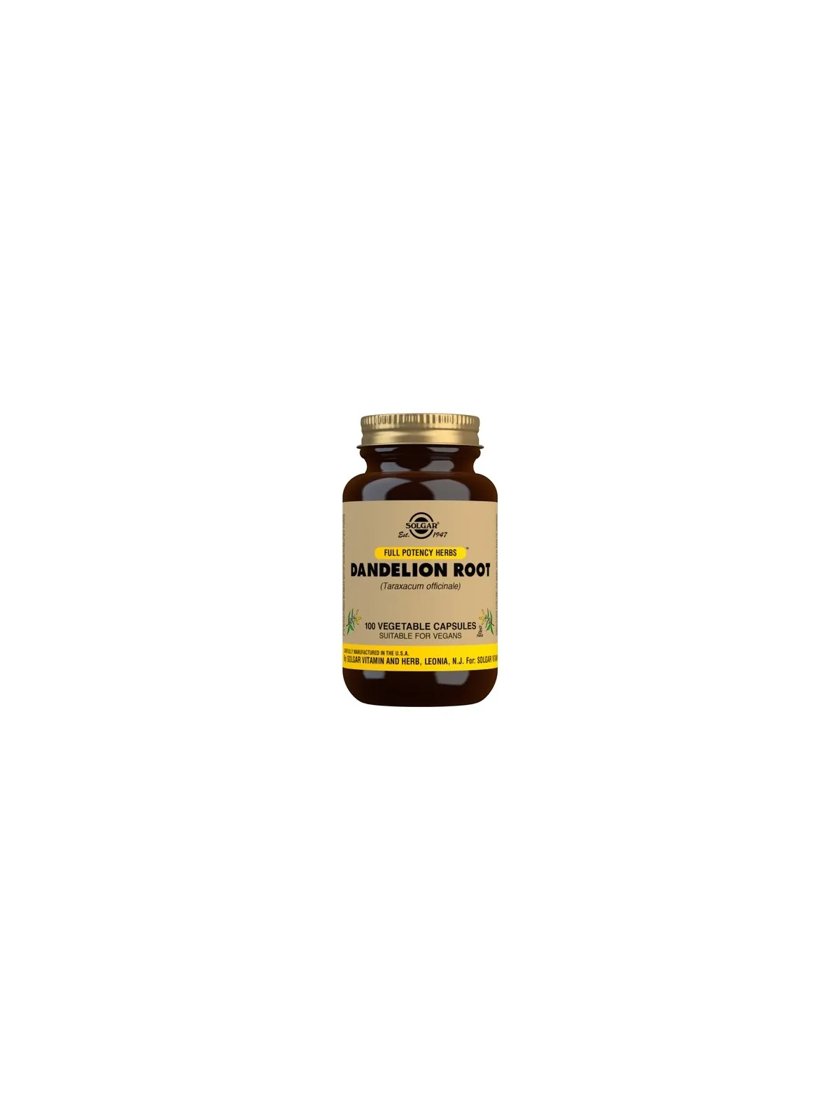 SOLGAR DIENTE DE LEON 100 CAPSULAS