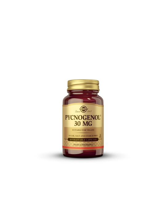 SOLGAR PYCNOGENOL 30MG 30 CAPSULAS