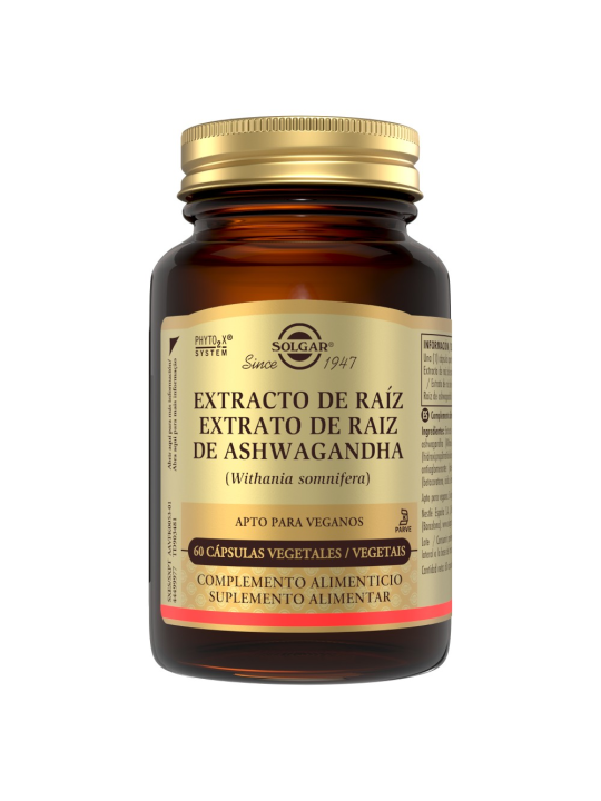 SOLGAR ASHAWANDHA 60 CAPSULAS