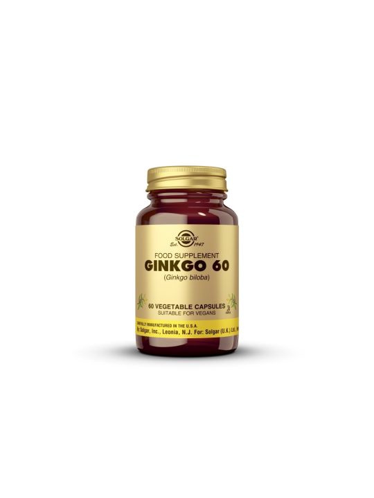 SOLGAR GINKGO BILOBA 60 CAPS